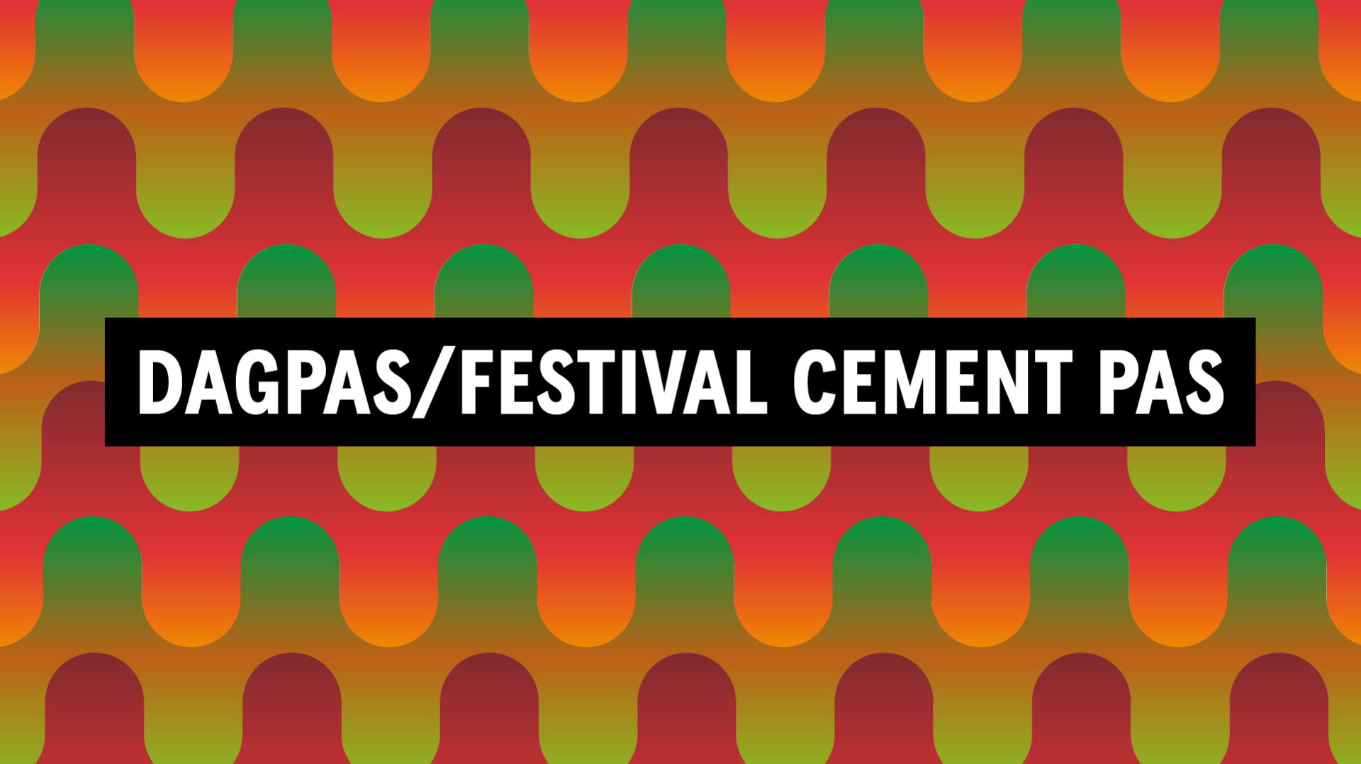 Korting met de Festival Cement pas